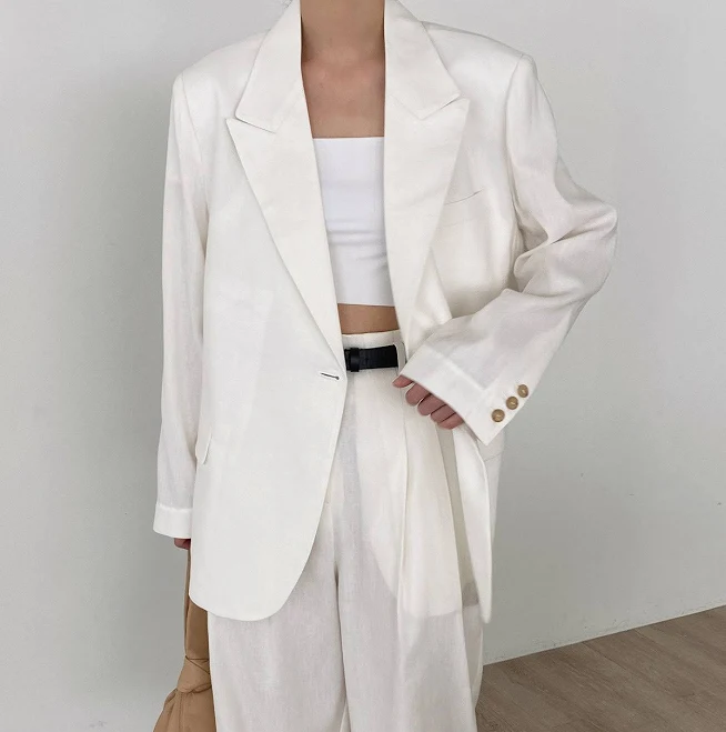 blazer Linen Blazer Pixie Market $219