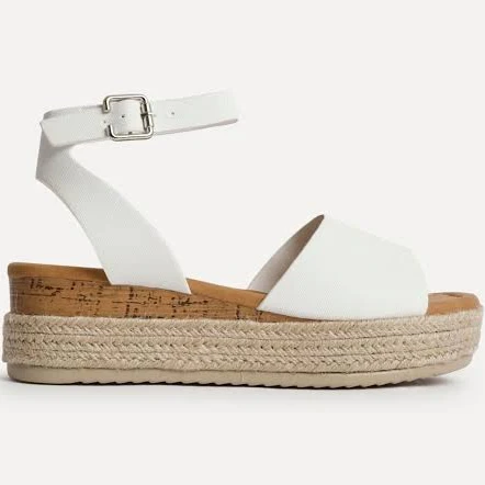 shoes Linzi Women's Nirvana Espadrille Flatform Sandals Next USA $73
