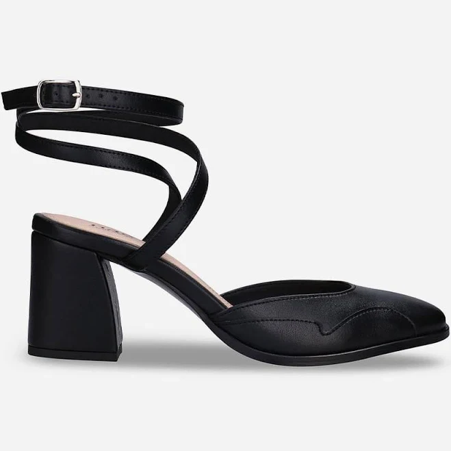 shoes Lisa Women's Vegan Apple Leather Strappy Heels Immaculate Vegan $118