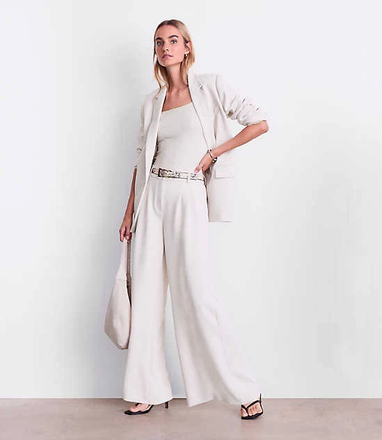 bottoms Loft Women's Versa Crepe Drape Palazzo Pants LOFT $49.97