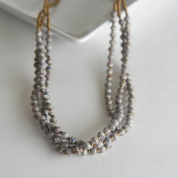 accessory Long Layered Rainbow Beaded Necklace Project Have Hope $30