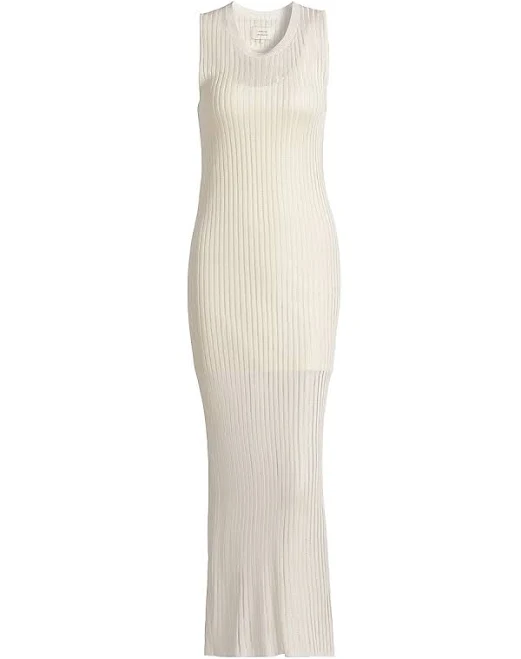 dress Loulou de Saison Women's Icaria Rib-Knit Midi-Dress Saks Fifth Avenue $425
