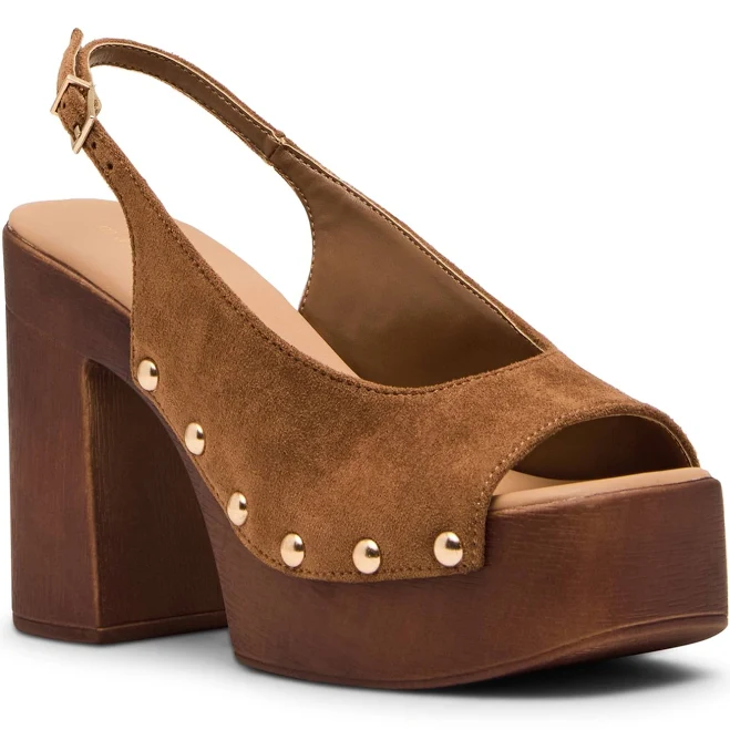 shoes Madden Girl Women's Xanadu Wooden Platform Slingback Pumps Walmart $41
