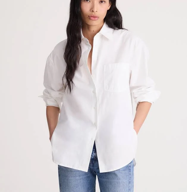 top Madewell Women's Poplin Shirt Madewell $88