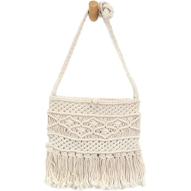 bag Maeve Macrame Fringe Crossbody Bag Joy Susan $62