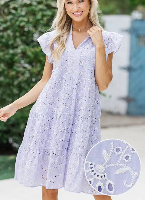 maxi dress Make It Your Own Eyelet Tiered Dress The Mint Julep Boutique $90