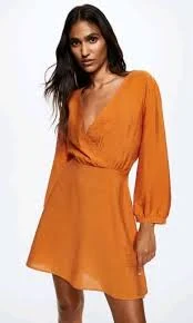 dress MANGO Women's Belt Satin Dress eBay $30