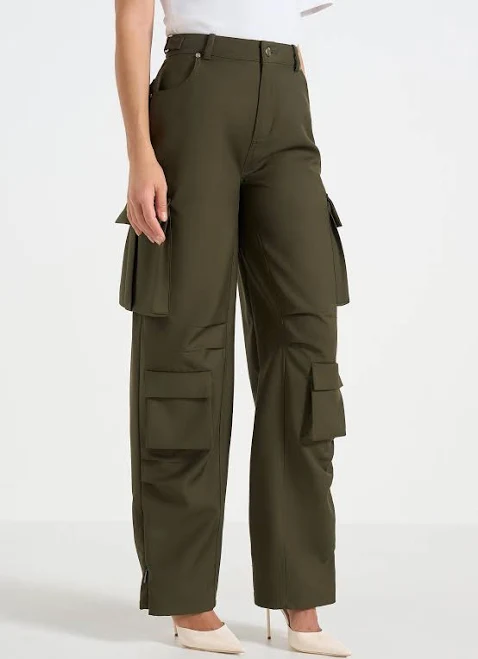 pants Manière De Voir Emilie High Waisted Twill Cargo Pants Manière De Voir $200