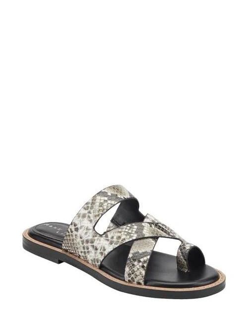 shoes Marc Fisher Women's Genella Leather Slide Sandals Nordstrom $78