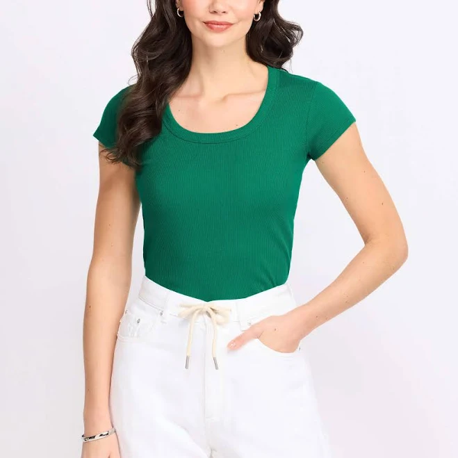 top Market & Spruce Macie Short Sleeve Cotton T-Shirt Stitch Fix $29