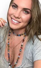 accessory Meadowgrip Layered Stone Necklace Rumsey Jewels $50