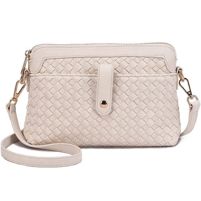 bag Mellow World Isla Woven Embossed Crossbody Bag Kohl's $47.2