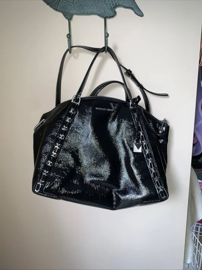 bag MICHAEL Michael Kors Sadie Patent Leather Satchel eBay $80