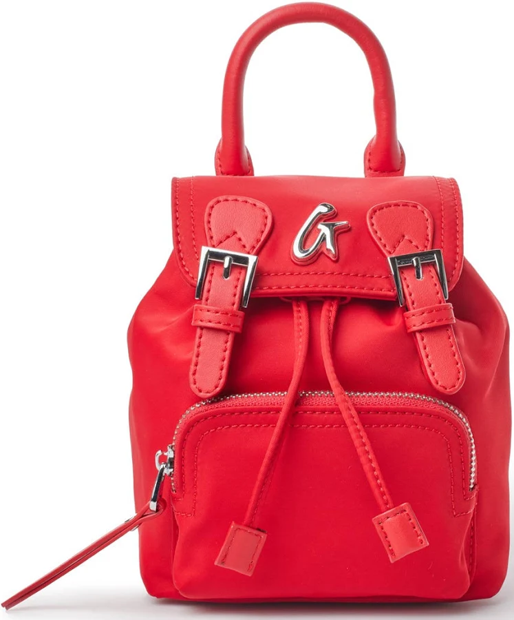 bag Mini Nylon Backpack | Glam-Aholic Lifestyle | Red | Small | Bold, Spacious, Glam-ready Bags Glam-Aholic Lifestyle $90