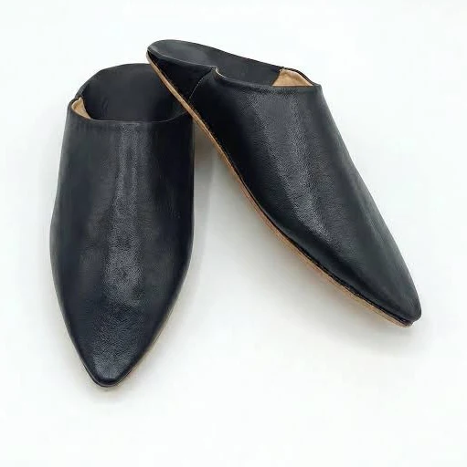 shoes Minimalist Genuine Leather Babouche Mules Etsy - Seller $50