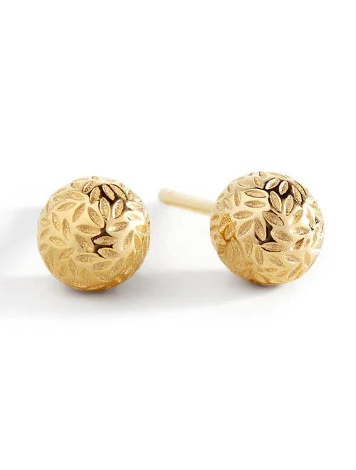 accessory Mint & Lily Women's Textured Gold Ball Studs Earrings Nordstrom $55