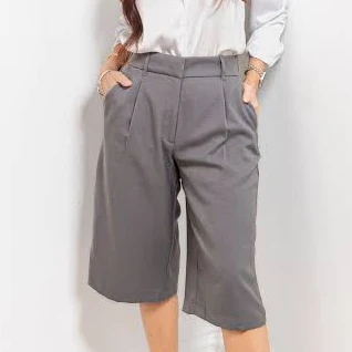 shorts Modern Slate Tailored Bermuda Shorts KCoutureBoutique $48