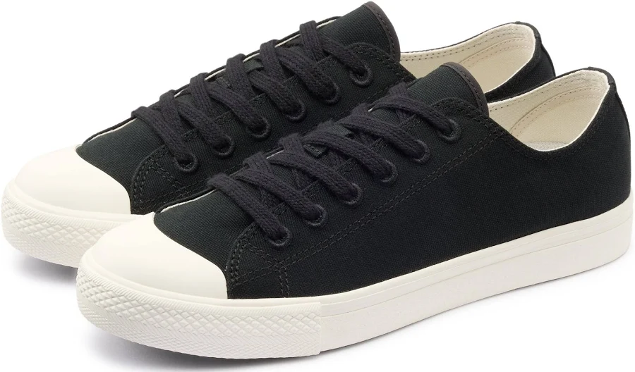 sneakers MUJI Less Tiring Black Sneakers Water Repellent Shoes muji.us $39.9