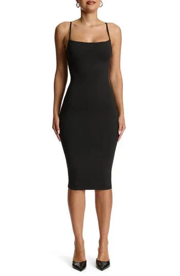 dress Naked Wardrobe Women's Spaghetti Strap Midi Dress Nordstrom Rack $49.97