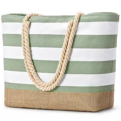 bag Narwey Women's Large Canvas Jute Beach Bag Target $33.99