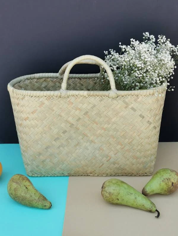 bag Natural woven straw tote basket, beach bag, market tote bag, chic picnic basket sizes S/M/L/XL/XXL Etsy - Seller $22.37