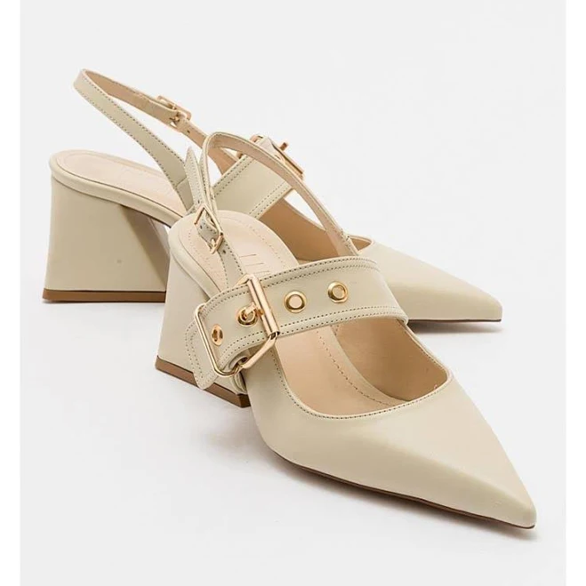 heels Nepido Women's Pointed Toe Backless Block Heel Pumps Nordstrom $109