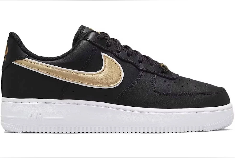 sneakers Nike Air Force 1 '07 Essential 'Black Metallic Gold' Women's DD1523-001 Poshmark $65
