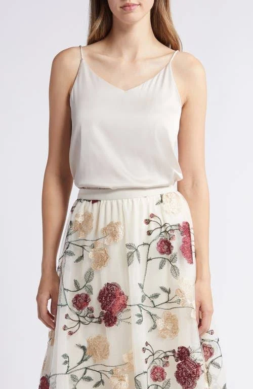 top Nikki Lund Women's Sleeveless Satin Camisole Nordstrom $80