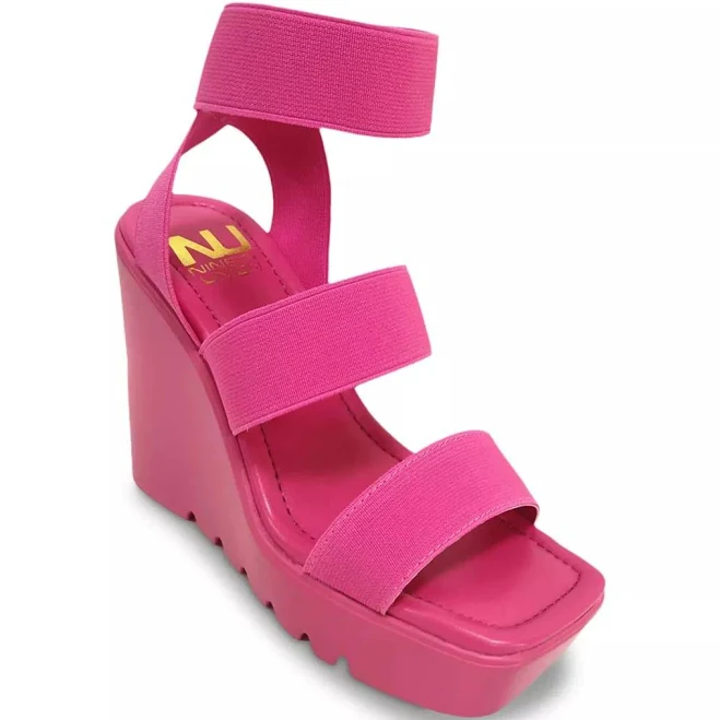 shoes NINETY UNION Women's Paige Platform Wedge Sandals DSW $39.99