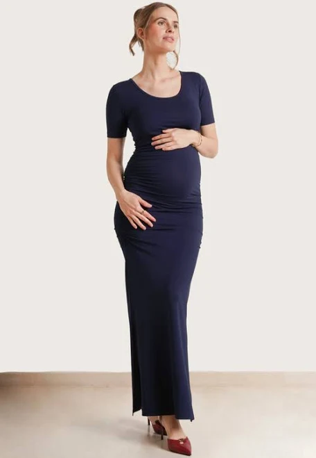 maternity dress Nom Maternity Hugo Maxi Dress Nordstrom $98