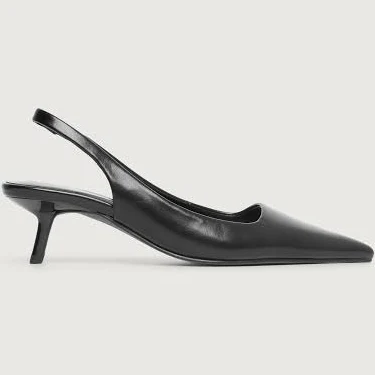 shoes Oak + Fort Pointed Toe Sling Back Kitten Heel Oak and Fort US $84