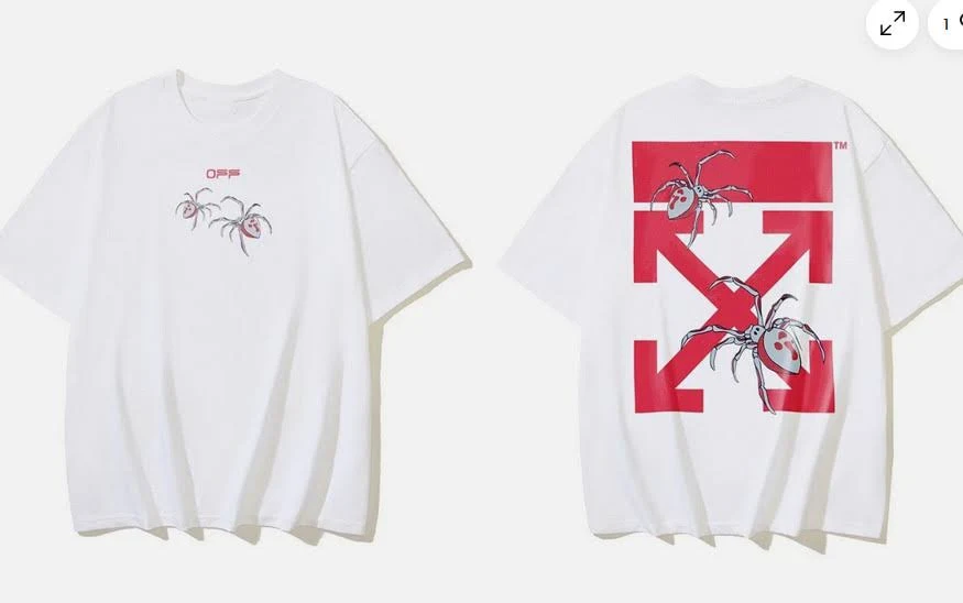 top Off-white Tee Character Print Black Logo Men’s White Reprint Graphic eBay - thevibe_vonvibe $7.9