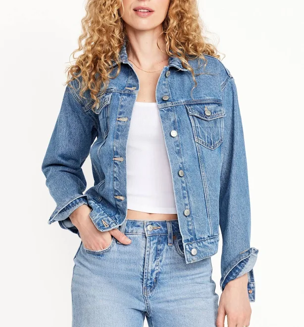 denim jacket Old Navy Women's Classic Jean Jacket Old Navy $44.99