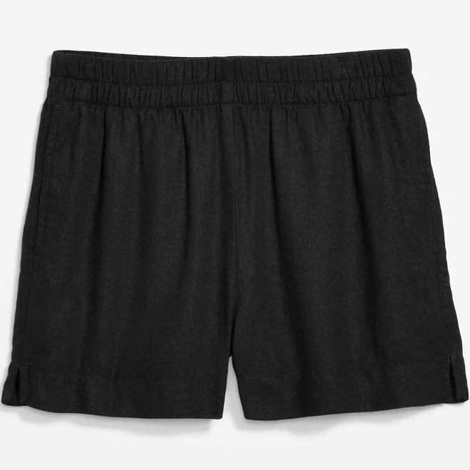 matching set Old Navy Women's High-Waisted Linen Pull-On Shorts Old Navy $14.99