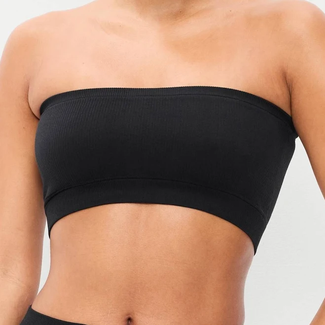 tube top Old Navy Women's Seamless Ribbed Longline Bandeau Old Navy $8