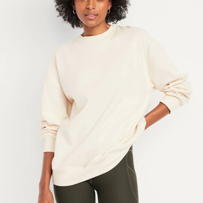 activewear top Old Navy Women's Socomfy Oversized Sweatshirt Old Navy $16