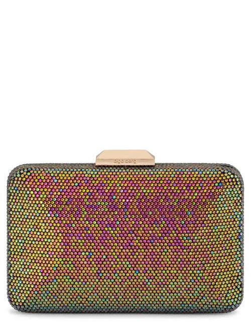 bag Olga Berg Edith Iridescent Frame Clutch Nordstrom $129