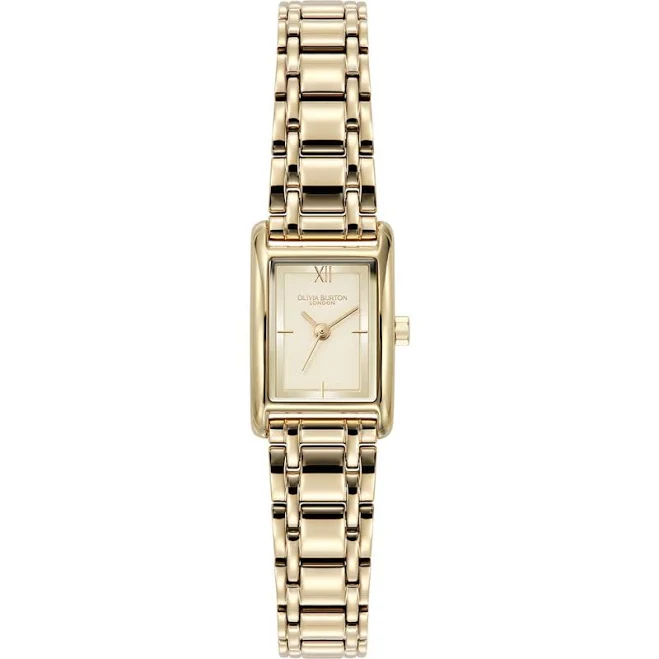 accessory Olivia Burton Women's Mini Grove Rectangular Stainless Steel Bracelet Watch Nordstrom $185