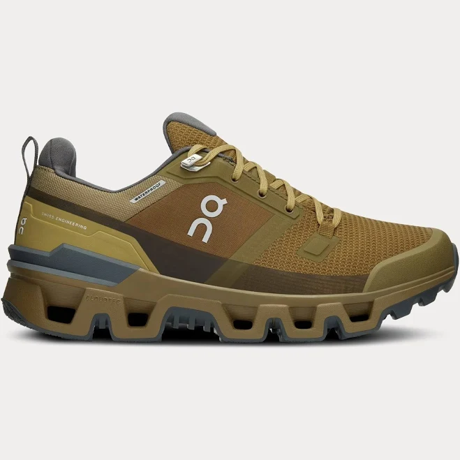 shoes On Running Cloudwander Waterproof Hunter / Safari Running Shoes Khaki / Ssense - US / US Sneak in Peace $180