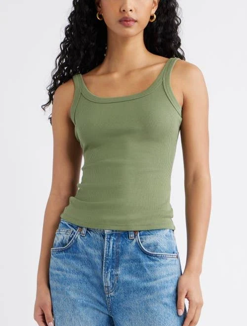 top Open Edit Rib Tank Nordstrom $19.5