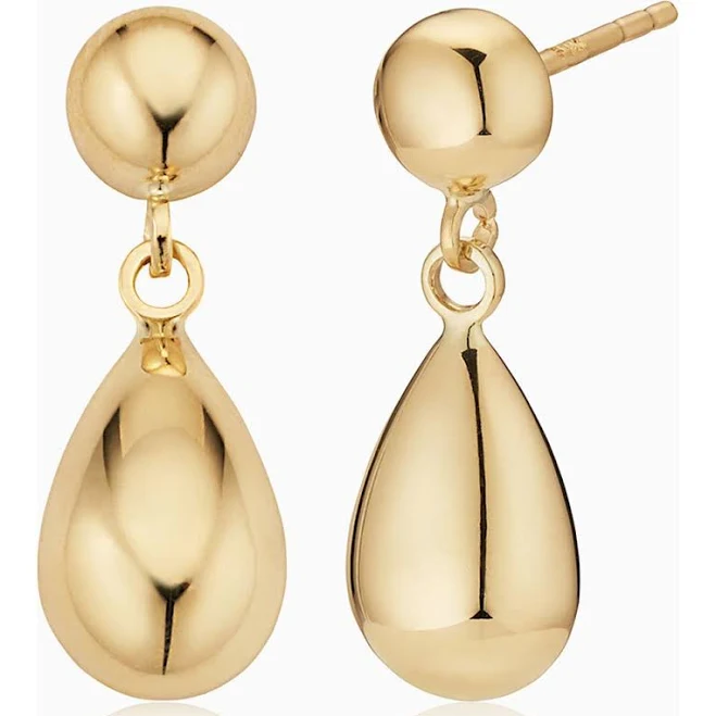 accessory ORADINA 14K Gold Dripping Gold Drop Earrings Nordstrom $480