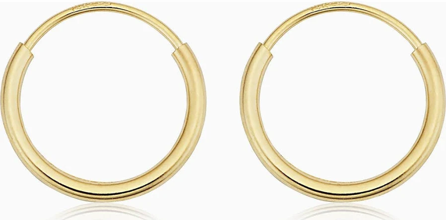 accessory Oradina Women's 14K Yellow Gold Easy Day Petite Hoops Nordstrom $95