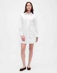 dress Organic Cotton Poplin Mini Shirtdress gap.com $39.97