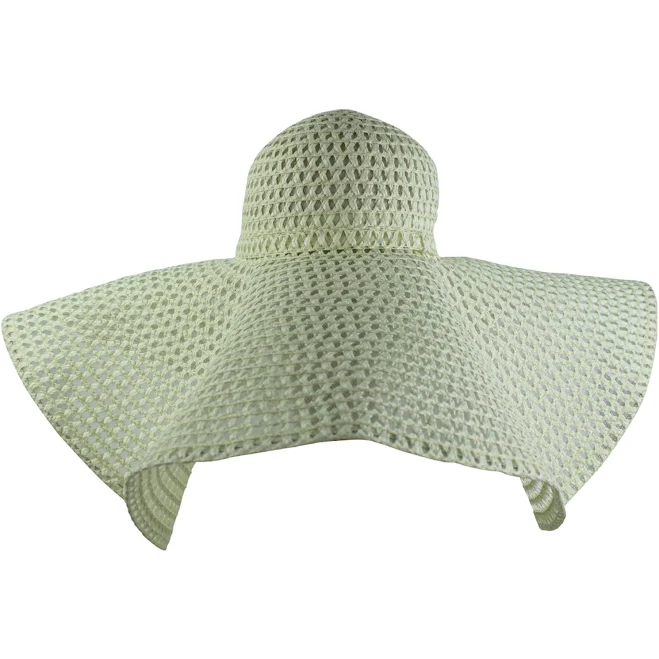 accessory Oversize Brim Straw Sun Hat Luxury Divas $35