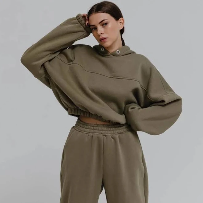 matching set Oversized Fleece Hoodie & Joggers Set Etsy - Seller $79.36