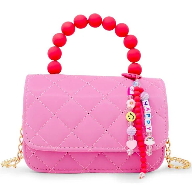 bag Pearl Handle Message Charm Handbag FAO Schwarz $33