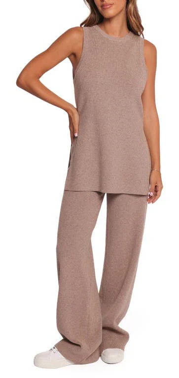 matching set PETAL & PUP Women's Petal and Pup Ellory Knitted Pant Set Nordstrom $109