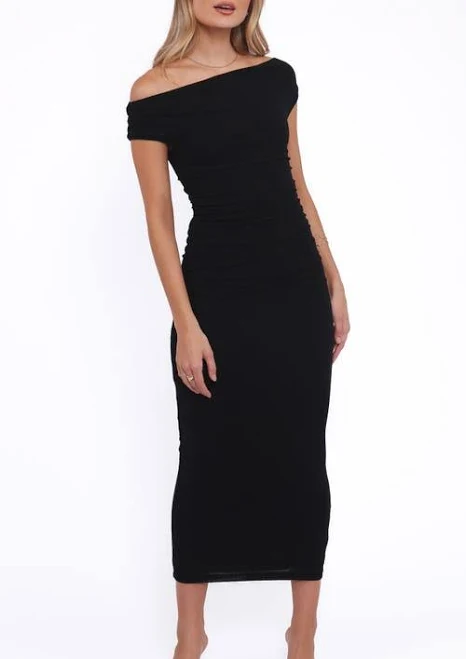 dress Petal & Pup Women's Spencer Off-the-Shoulder Midi Dress Nordstrom $89