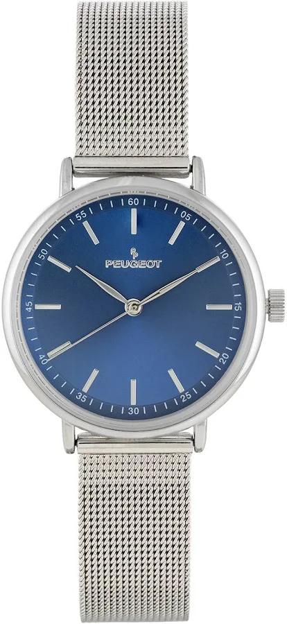accessory Peugeot Women's 30mm Sleek Stainless Steel Mesh Band Watch Peugeot Watches $57.5