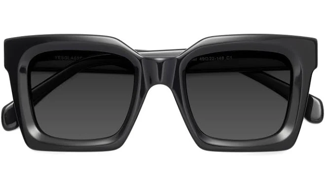 accessory Piper Oversized Thick Square Sunglasses Yesglasses $63.2